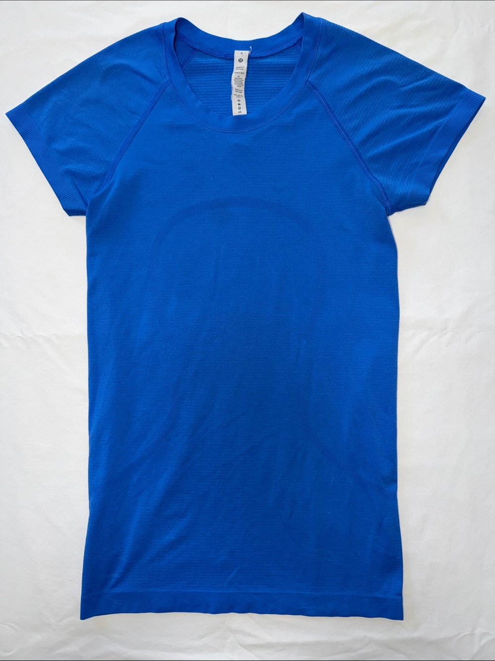 lululemon athletica Royal Blue Short-Sleeve Active Tee